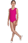 BODY DANZA LYCRA SMANICATO FUCSIA BAMBINA